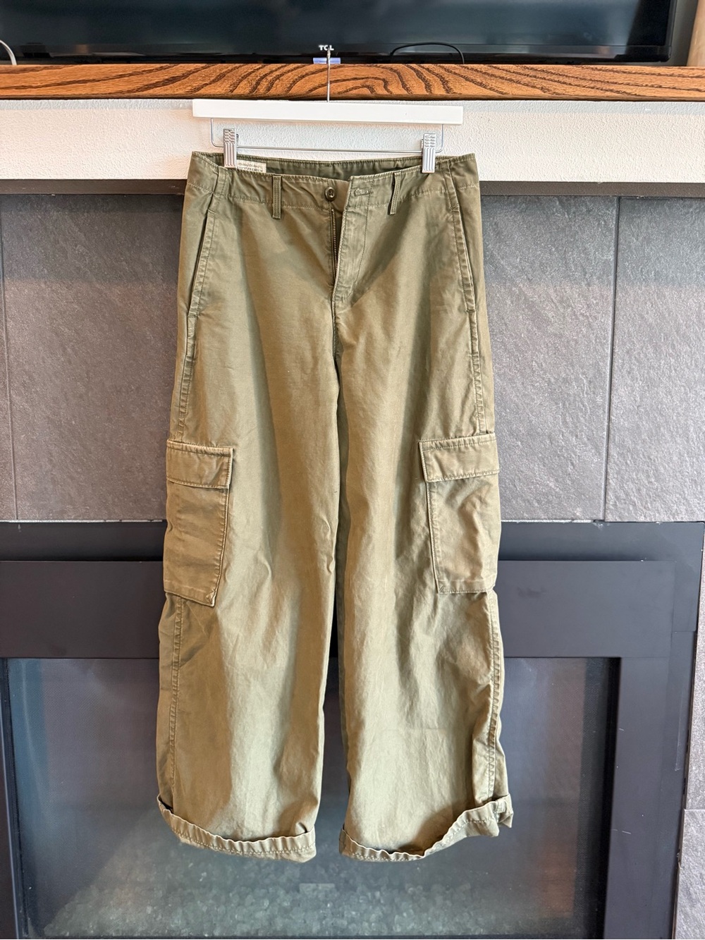 Levi's Olive Green Cargo Trousers - Women's Utility Pants